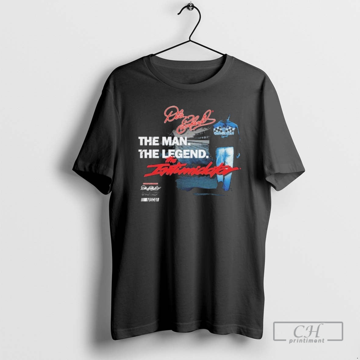 Premium Dale Earnhardt Checkered Flag Sports The Man The Legend The Intimidator Legend Nascar Signature