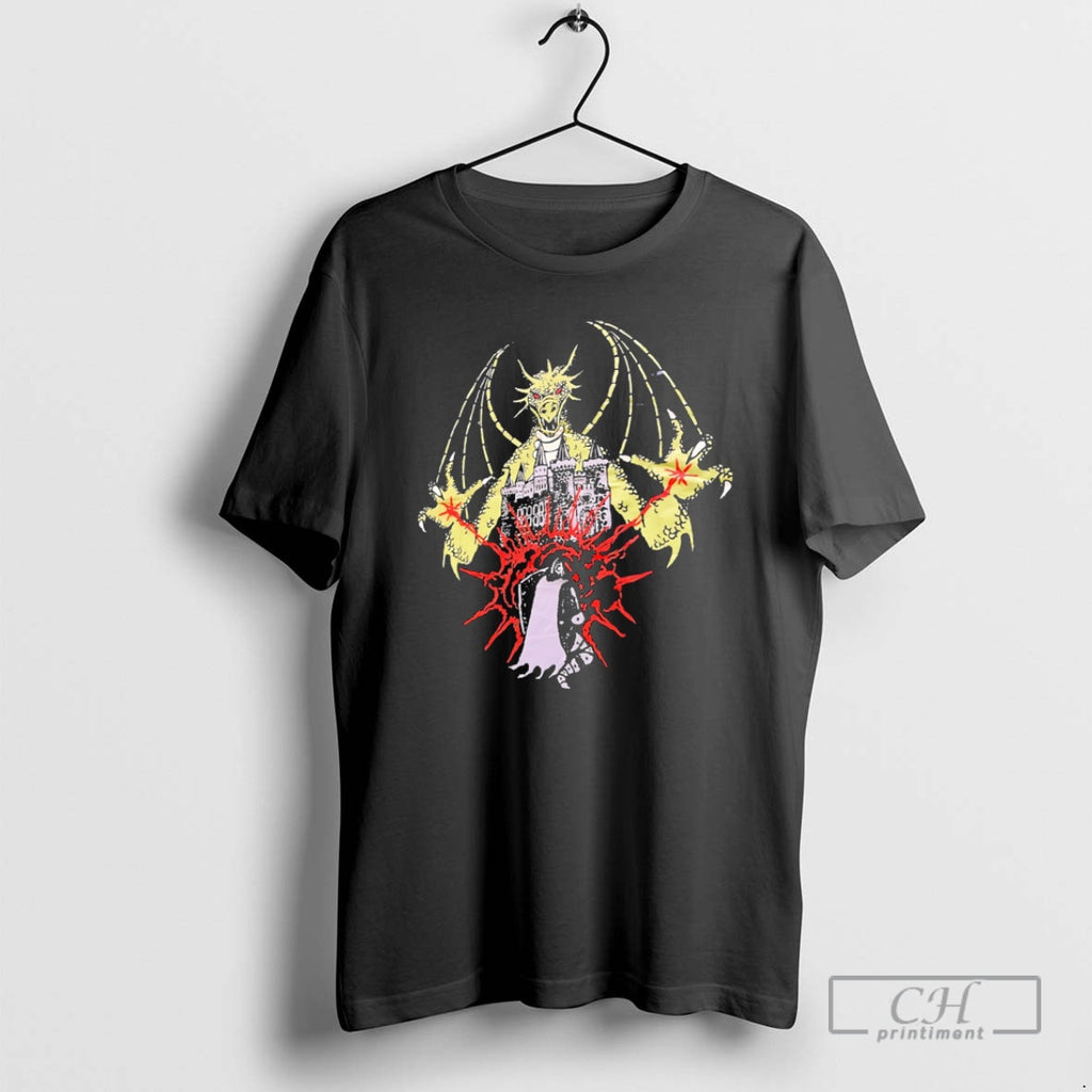 Premium Dragon Studies Oversized Graphic Retro Shirt Sweater