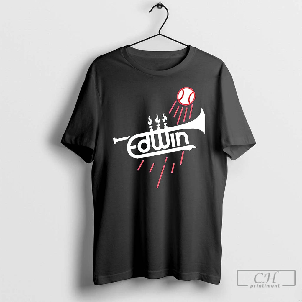 Premium Edwin Diaz Narco Trumpet Dodgers Christmas