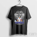 Premium God First Family Second Then Dallas Cowboys Football Mascot 2025