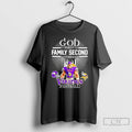 Premium God First Family Second Then Minnesota Vikings Football Mascot 2025