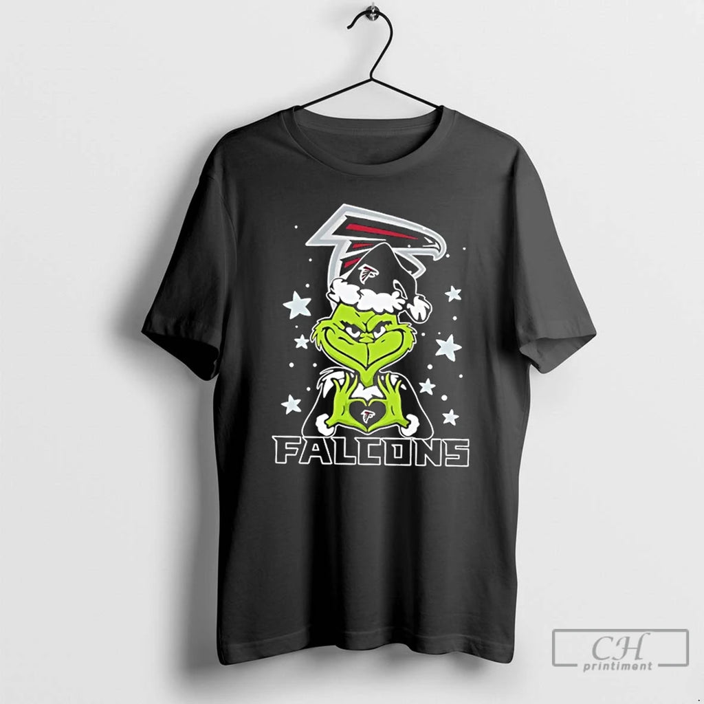 Premium Grinch Love Atlanta Falcons Football Merry Christmas