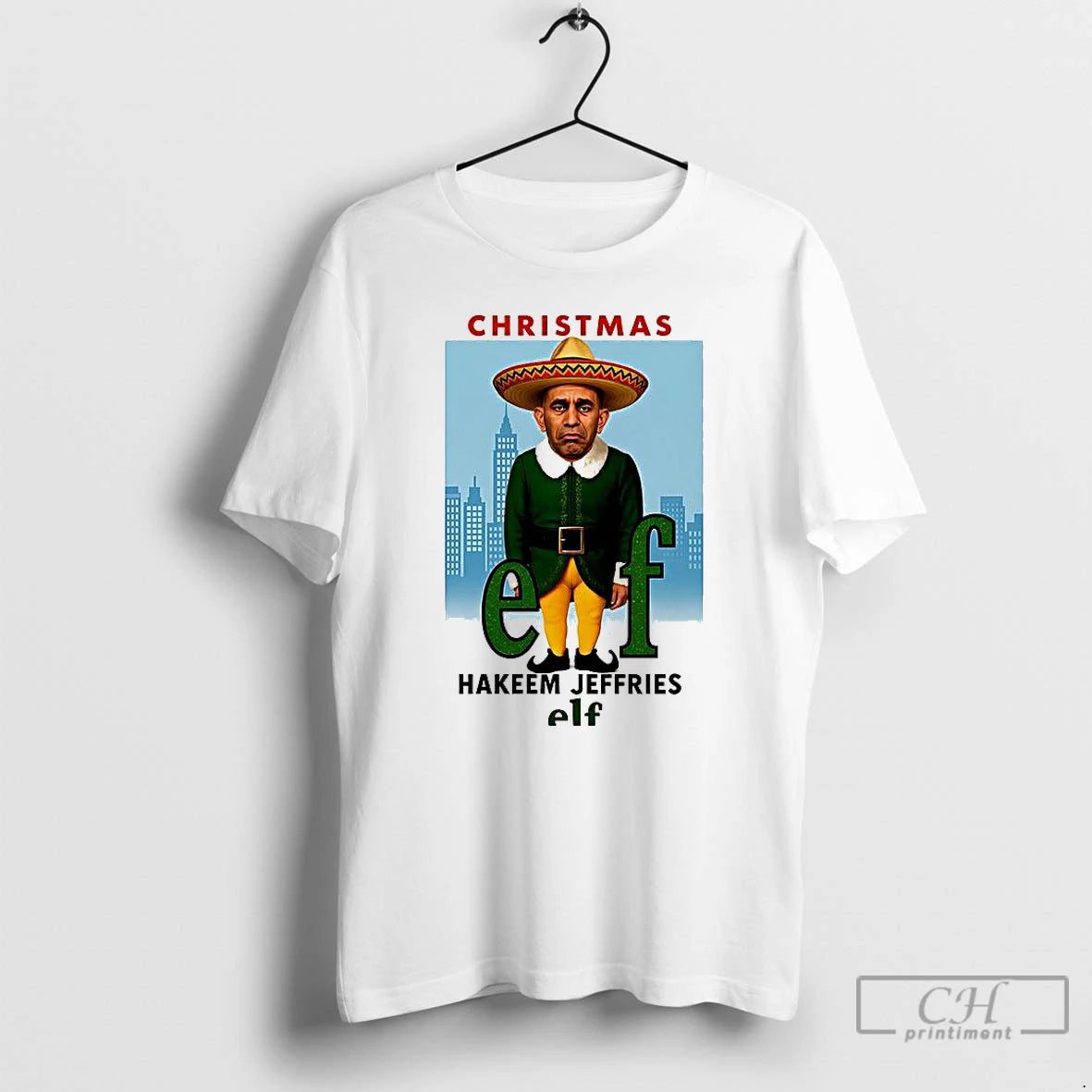 Premium Hakeem Jeffries Elf Christmas