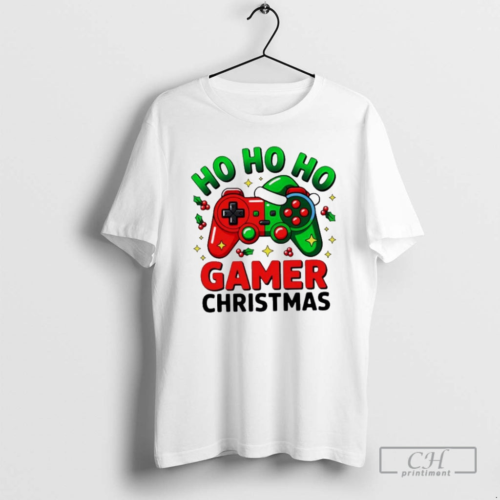 Premium Ho Ho Ho Gamer Christmas Shirt Sweater