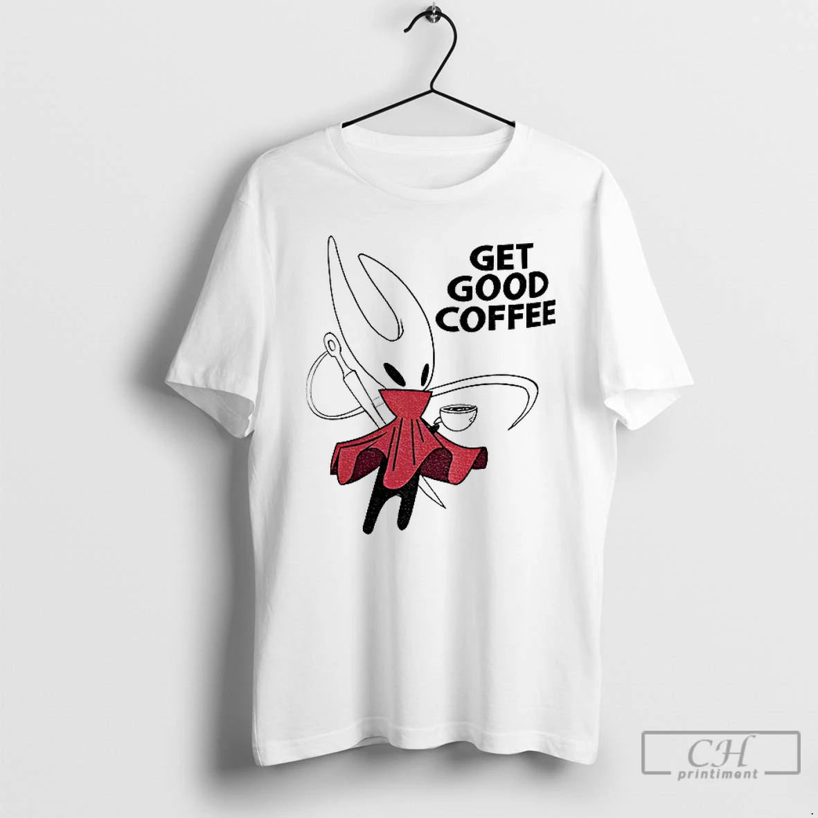 Premium Hollow Knight Silksong Hornet Get Good Coffee