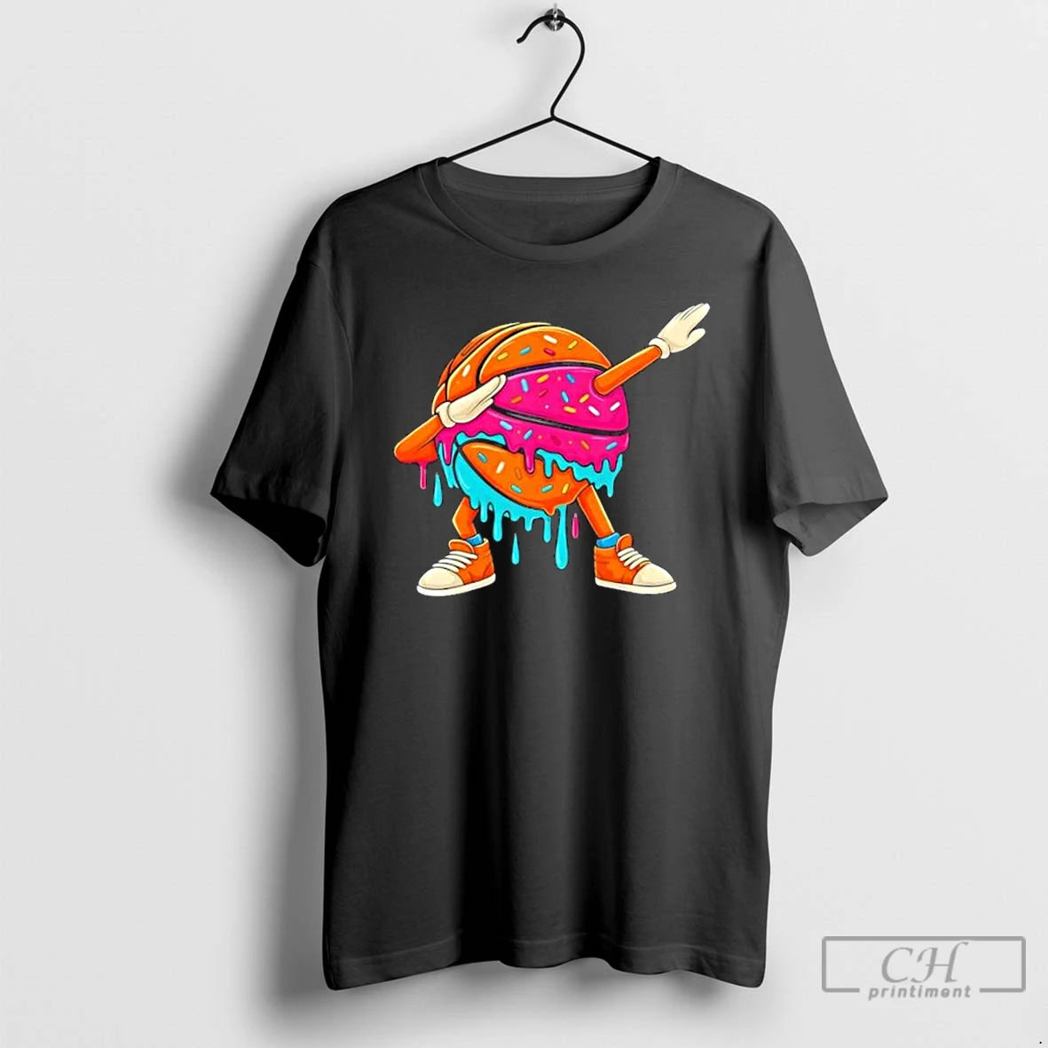 Premium Ice Cream Drip Basketball Dabbing