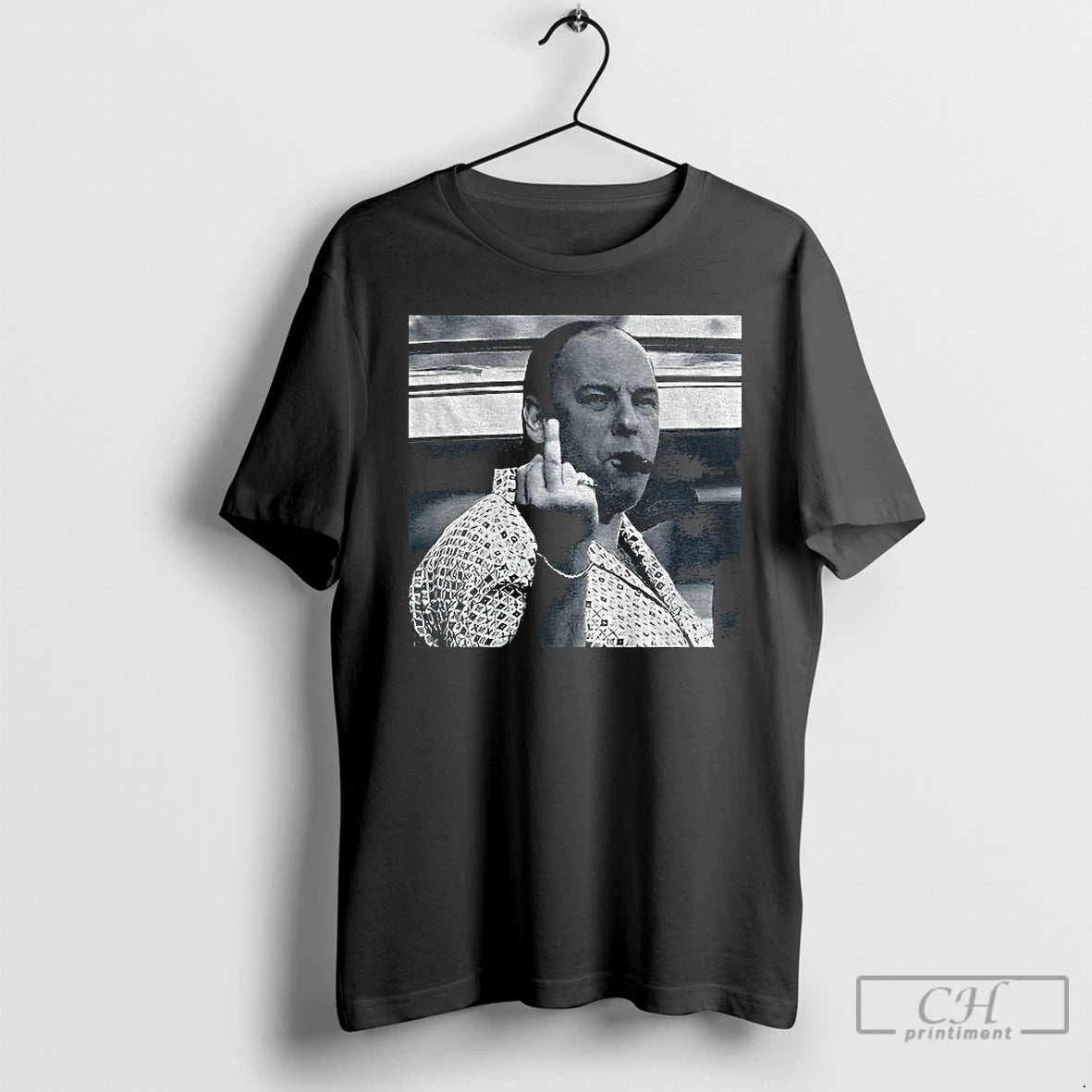 Premium James Gandolfini Middle Finger The Sopranos Cast Mafia Tv Show Lover T Shirts Sweater