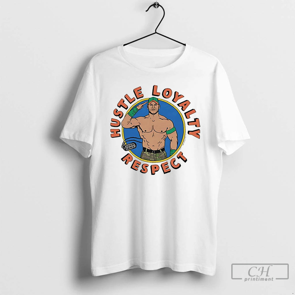 Premium John Cena Hustle Loyalty Respect Caricature
