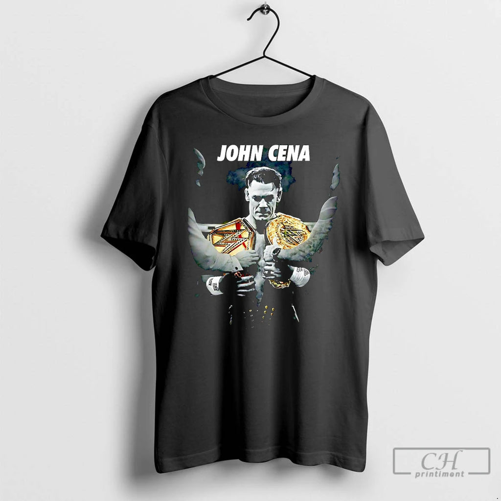 Premium John Cena Two Cup Champions Graphic Christmas