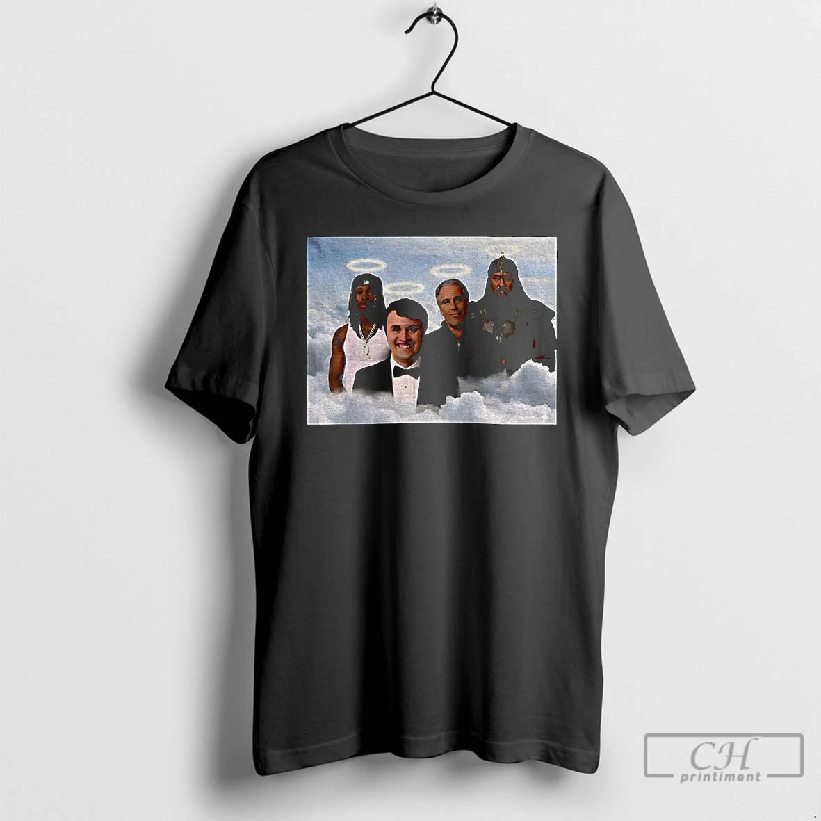 Premium King Von Charlie Kirk Genghis Khan Jeffrey Epstein Legends In Heaven T Shirts Sweater