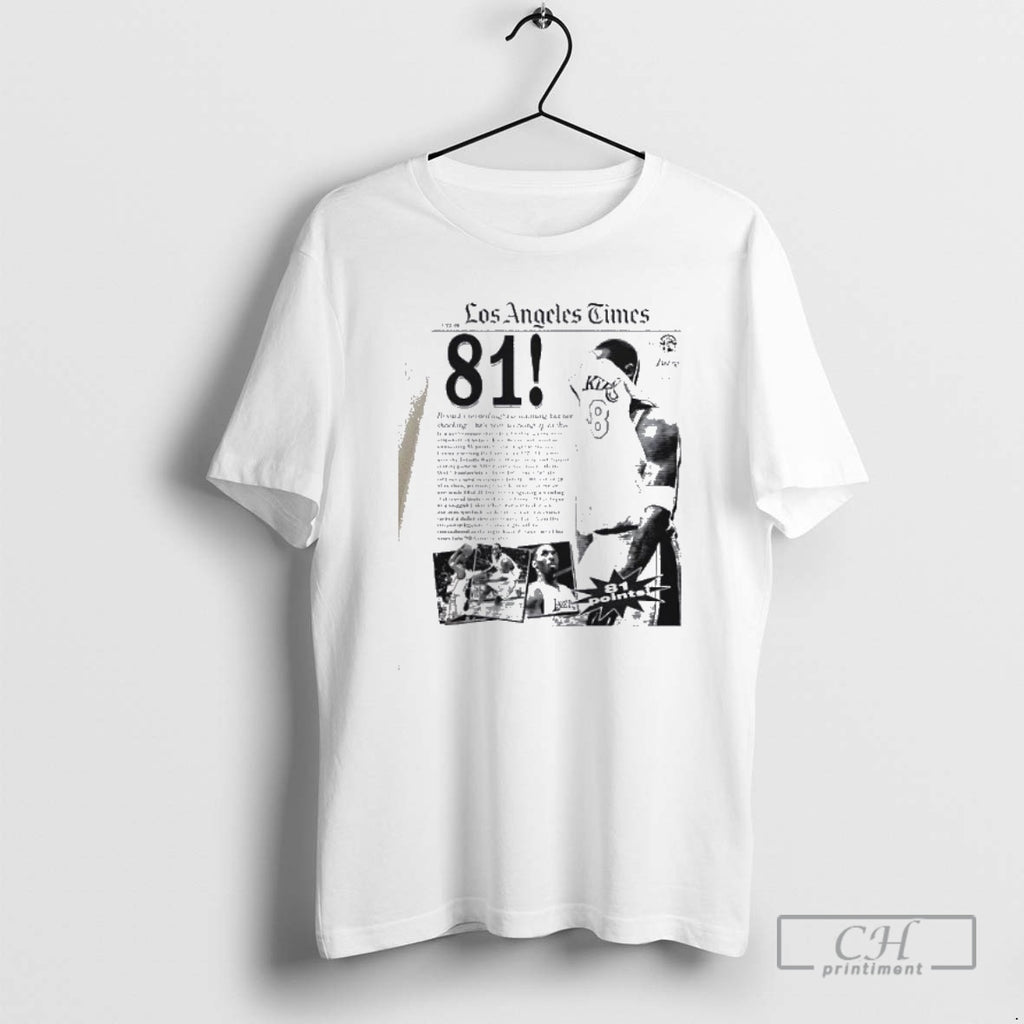 Premium Los Angeles Times Kobe 81 Points Vintage Shirt Sweater