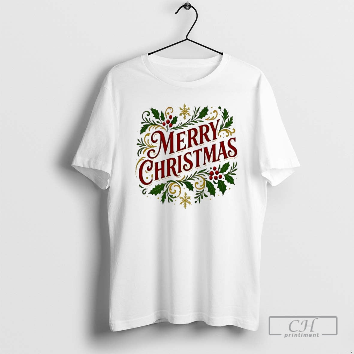 Premium Merry Christmas Cute Patterned Border Shirt Sweater