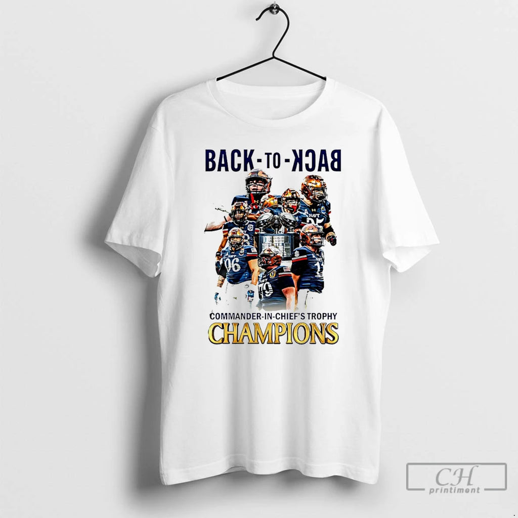 Premium Navy Midshipmen 2025 Cic Trophy Champions Back To Back