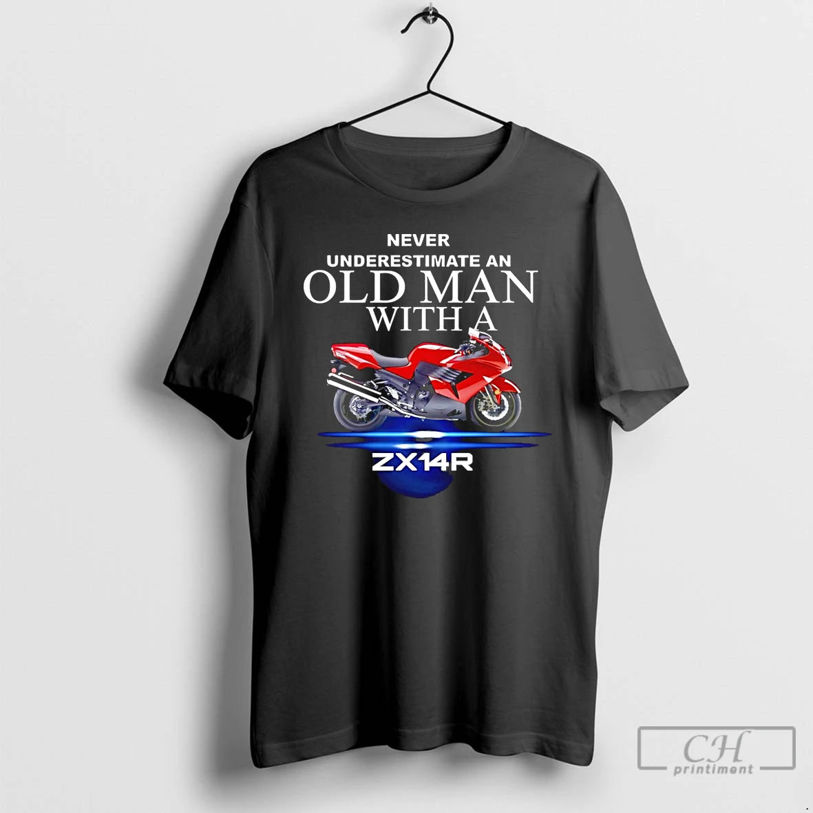 Premium Never Underestimate An Old Man With A Zx 14r
