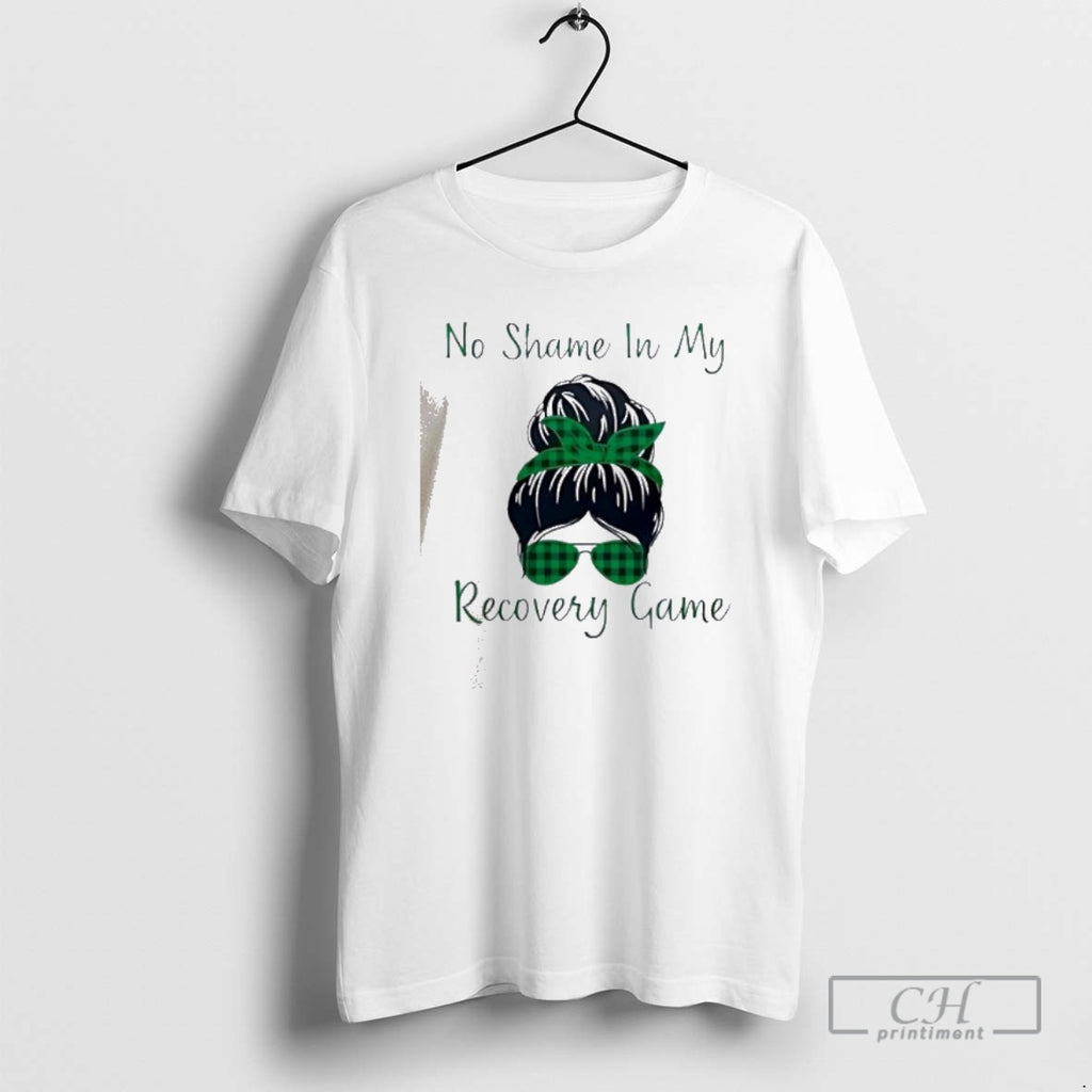 Premium No Shame In My Recovery Game Green Shirt Sweater