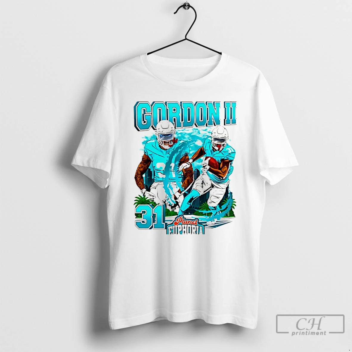 Premium Ollie Gordon Ii Miami Dolphins Player Comic Christmas