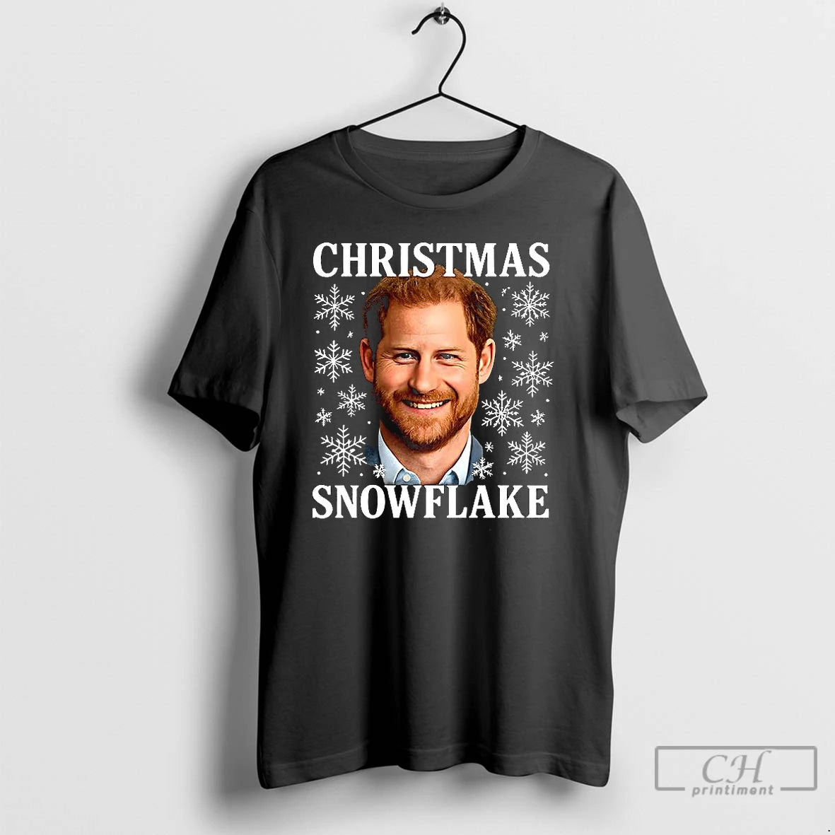 Premium Prince Harry Smile Christmas Snowflake