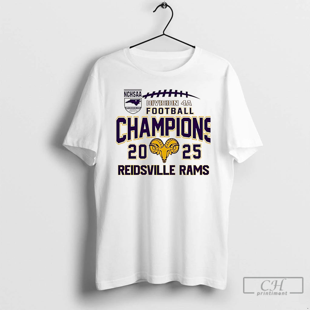 Premium Reidsville Rams 2025 Nchsaa Division 4a Football Champions Christmas