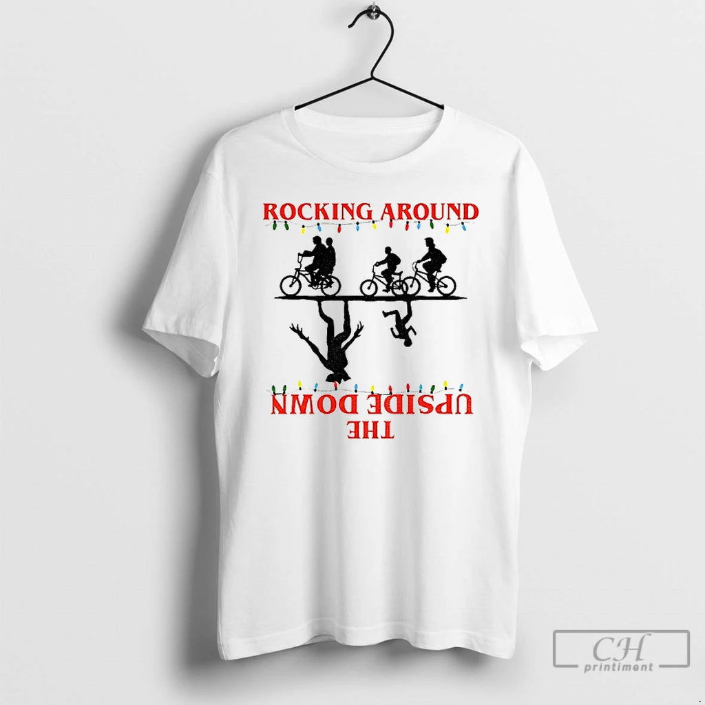 Premium Rocking Around The Upside Down Friends Dont Lie Upside Down Movie Inspired T Shirts