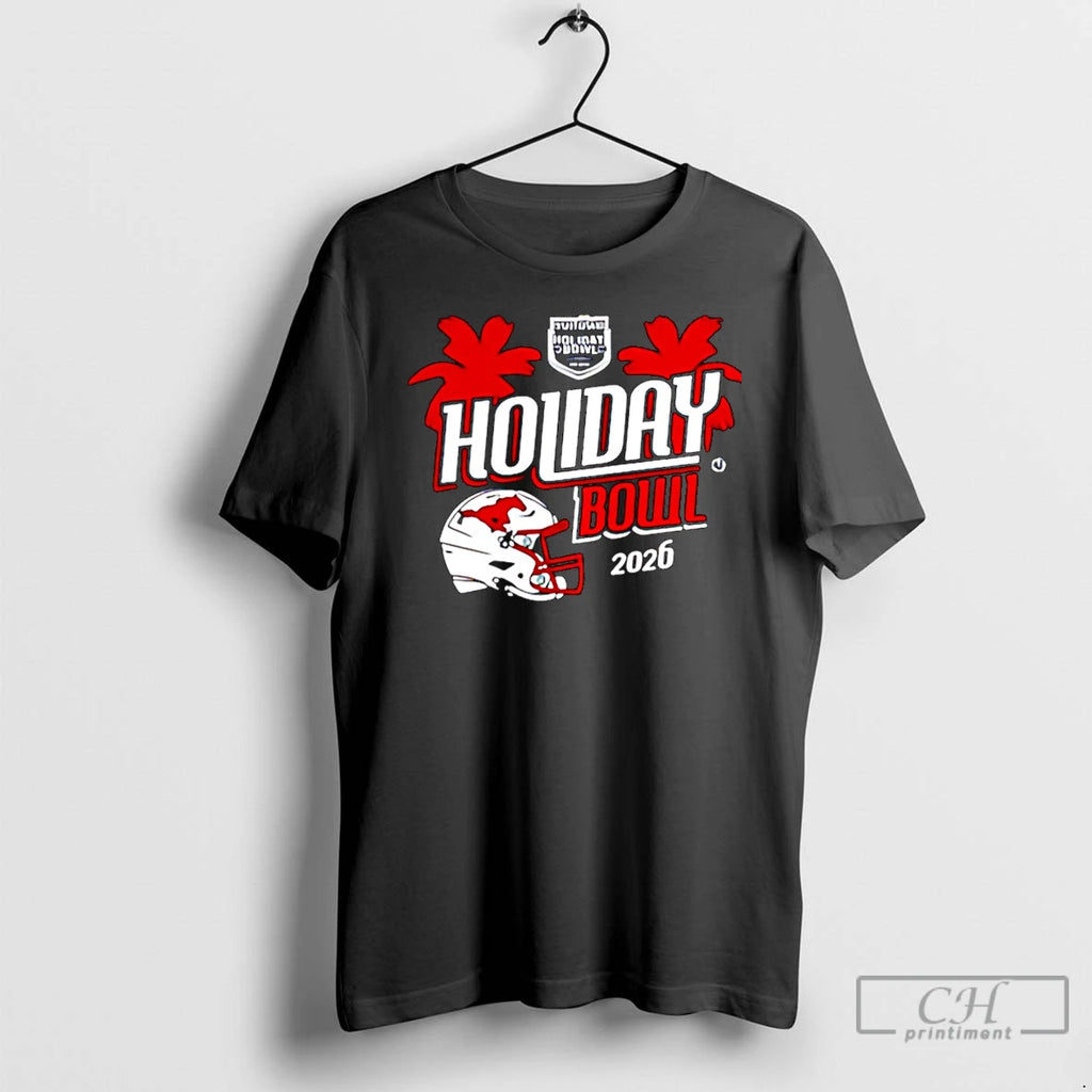 Premium Smu Mustangs 2025 Holiday Bowl Helmet Christmas