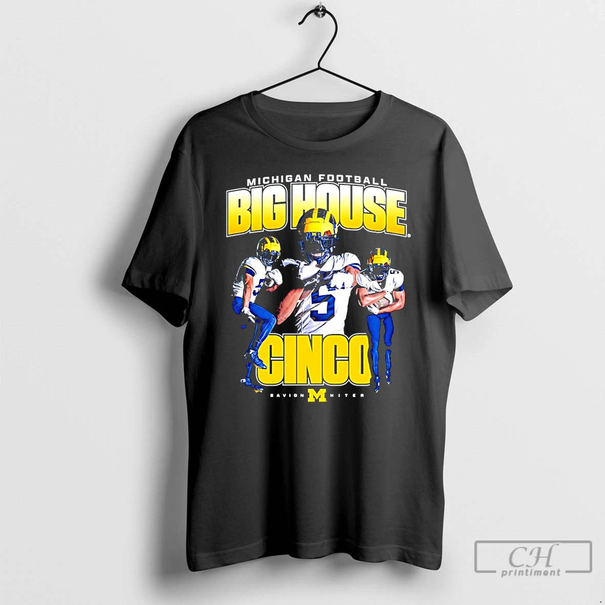 Premium Savion Hiter Big House Cinco Michigan Wolverines