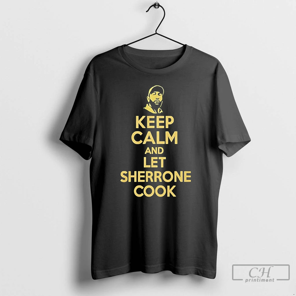 Premium Sherrone Moore Keep Calm And Let Sherrone Cook Don Thomas 25 T Shirts Sweater