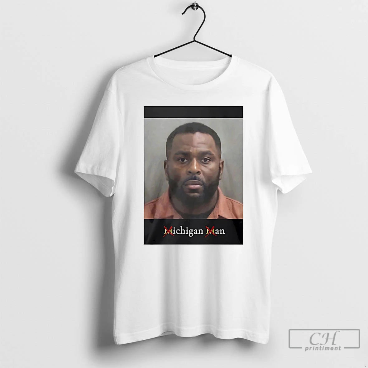 Premium Sherrone Moore Mugshot Meme Michigan Man