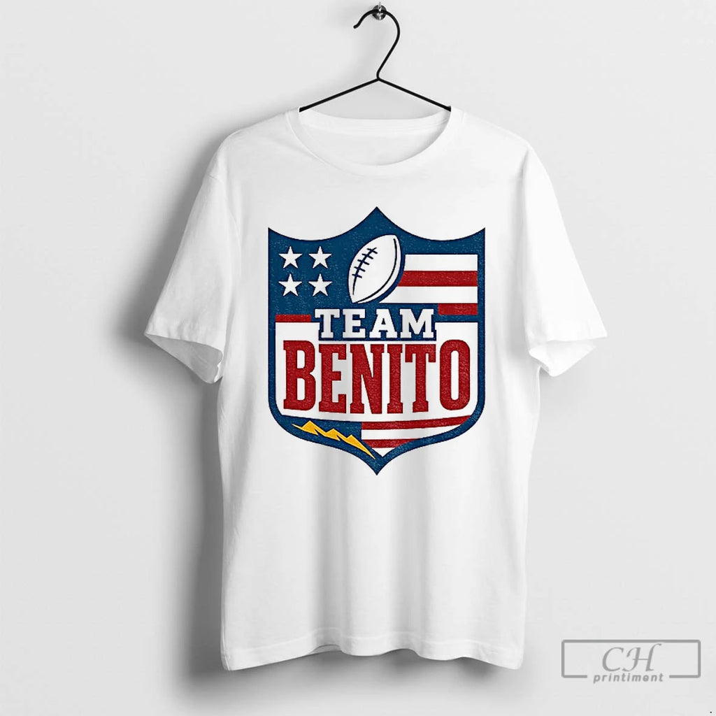 Premium Team Benito Funny Football Logo Bad Bunny
