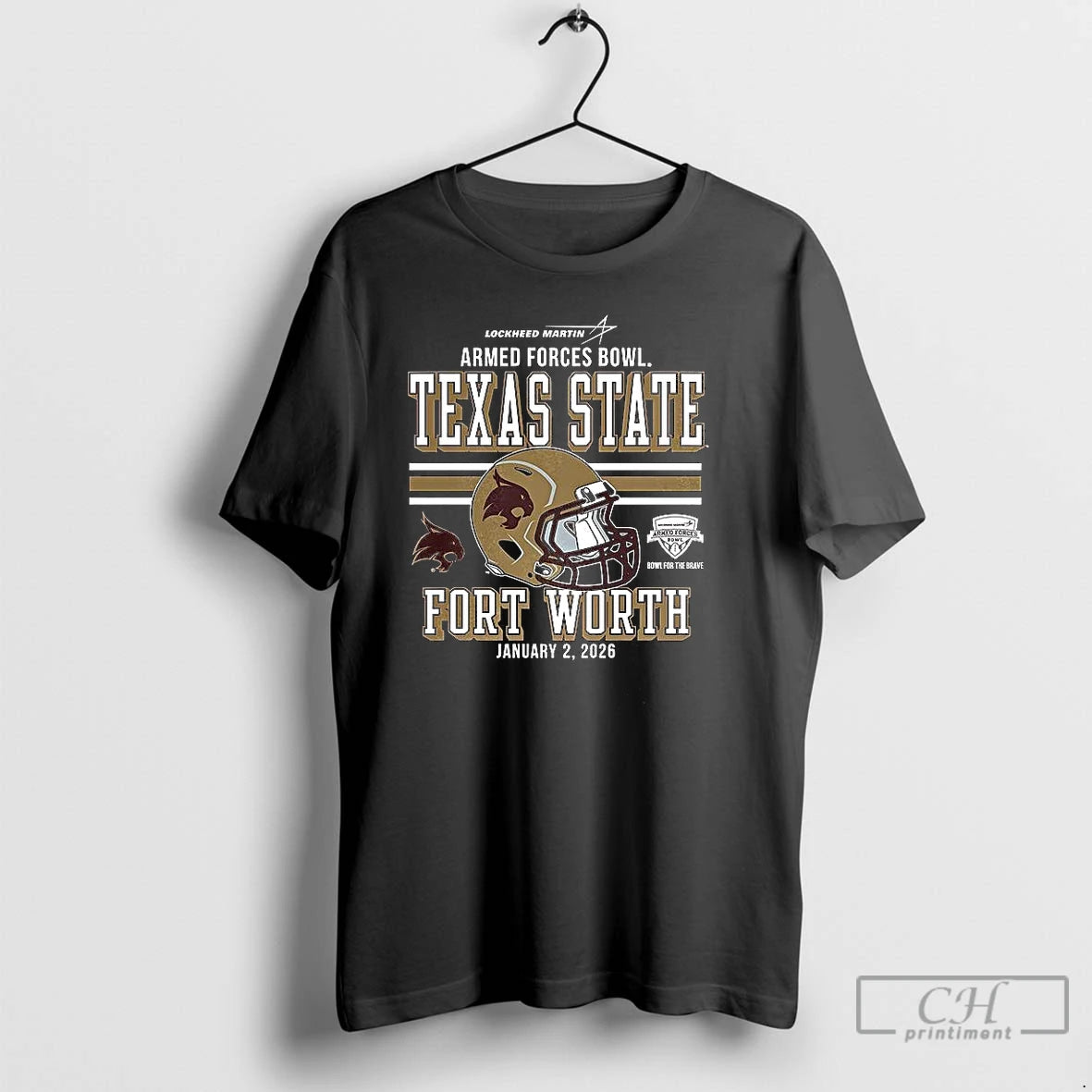 Premium Texas State Bobcats 2025 Armed Forces Bowl Bound