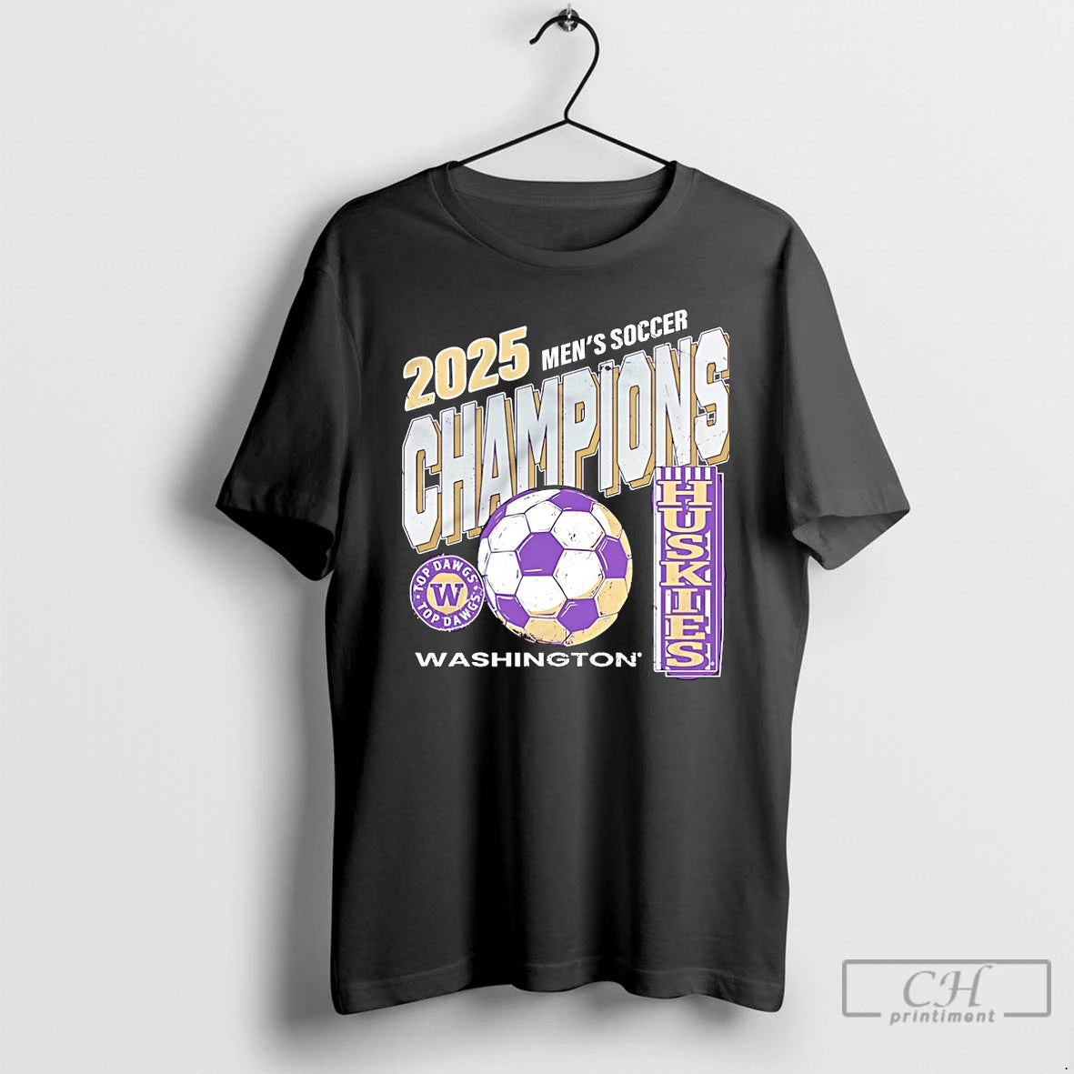 Premium Washington Huskies 2025 Mens Soccer Champions Vintage Christmas