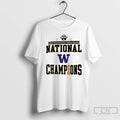 Premium Washington Huskies 2025 Ncaa Mens Soccer National Champions Locker Room Christmas T Shirts Sweater