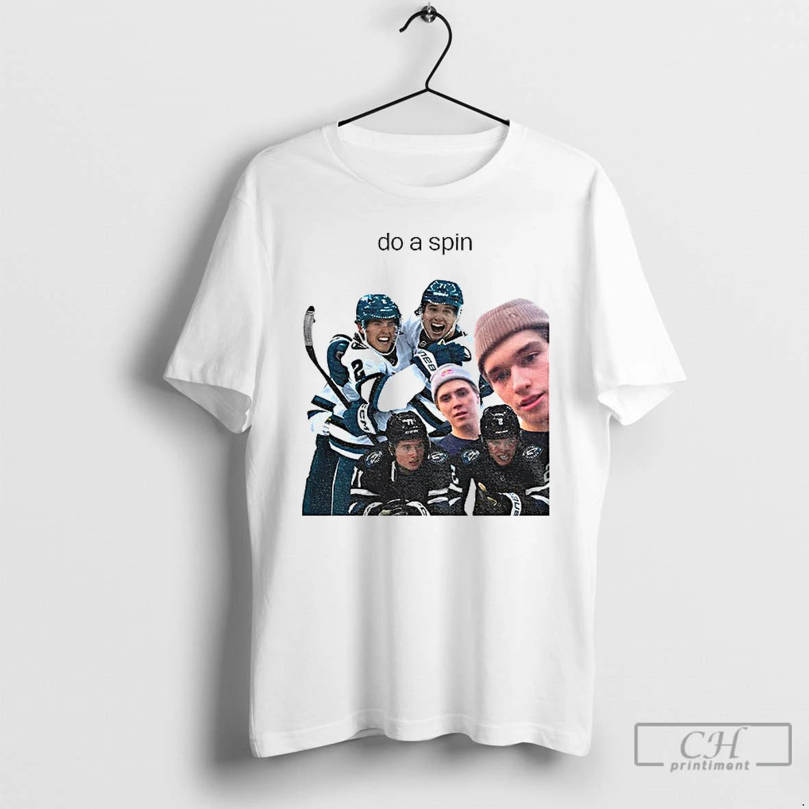 Premium Will Smith And Macklin Celebrini San Jose Sharks Hockey Do A Spin T Shirts