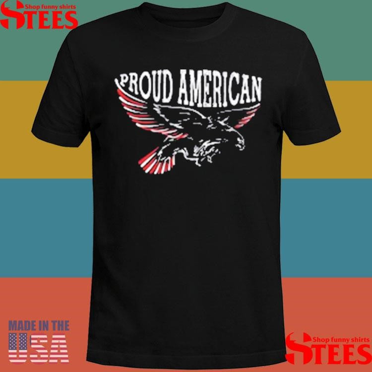 Proud American Flying Eagle T-shirt