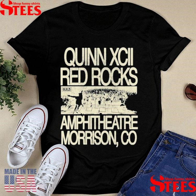 Quinn Xcii Red Rocks Amphitheatre Morrison Co T-shirt