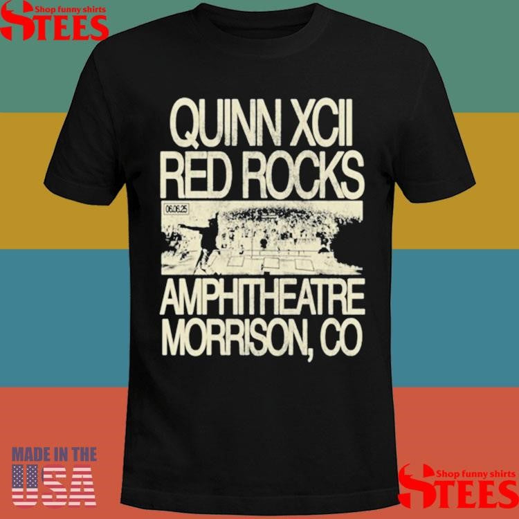 Quinn Xcii Red Rocks Amphitheatre Morrison Co T-shirt