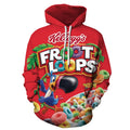 Red Froot Loops Hoodie, Sweatshirt, All Over Print