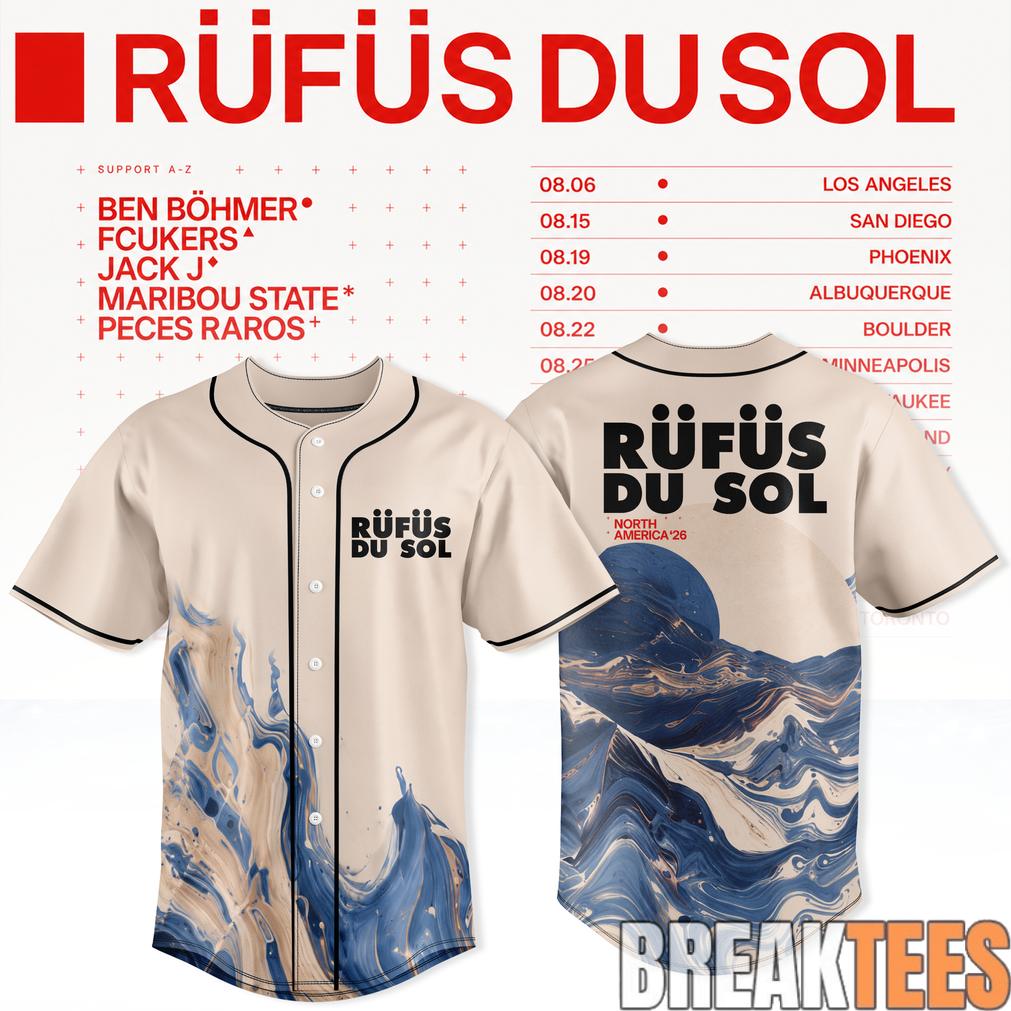 Rufus Du Sol 2026 Tour Jersey Special Edition