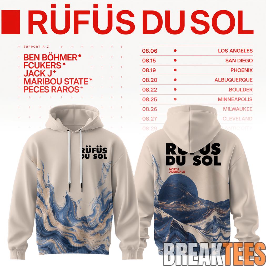 Rufus Du Sol 2026 Tour Special Hoodie