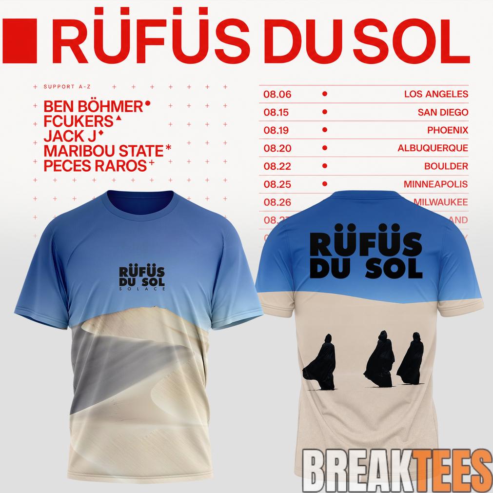 Rufus Du Sol 2026 Tour T-Shirt Special Edition