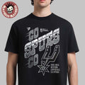 San Antonio Spurs Fanatics Black 2026 NBA Western Conference Champions Hometown Go Spurs Go T-Shirt