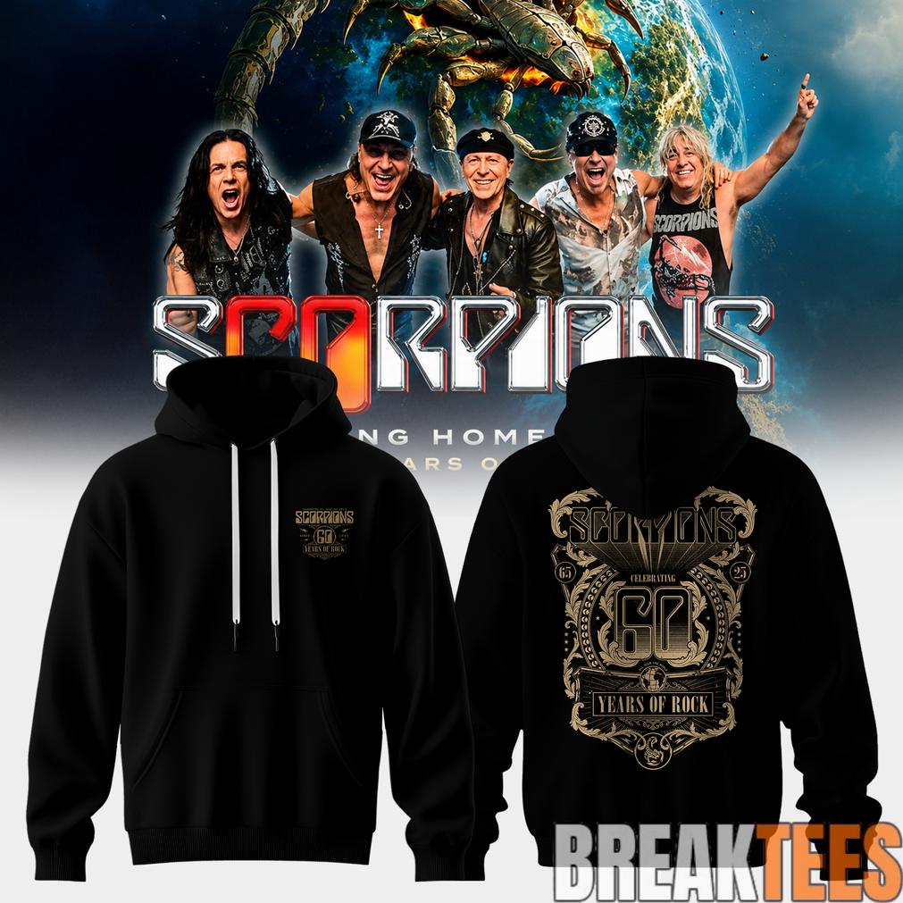 Scorpions Coming Home 2026 World Tour Hoodie