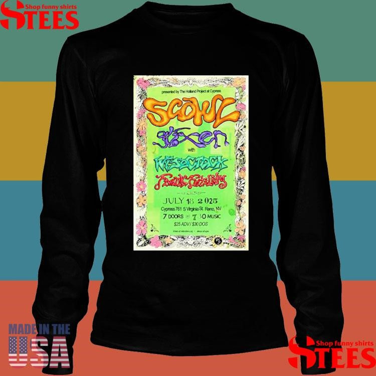 Scowl Cypress Reno July 18th 2025 T-Shirts