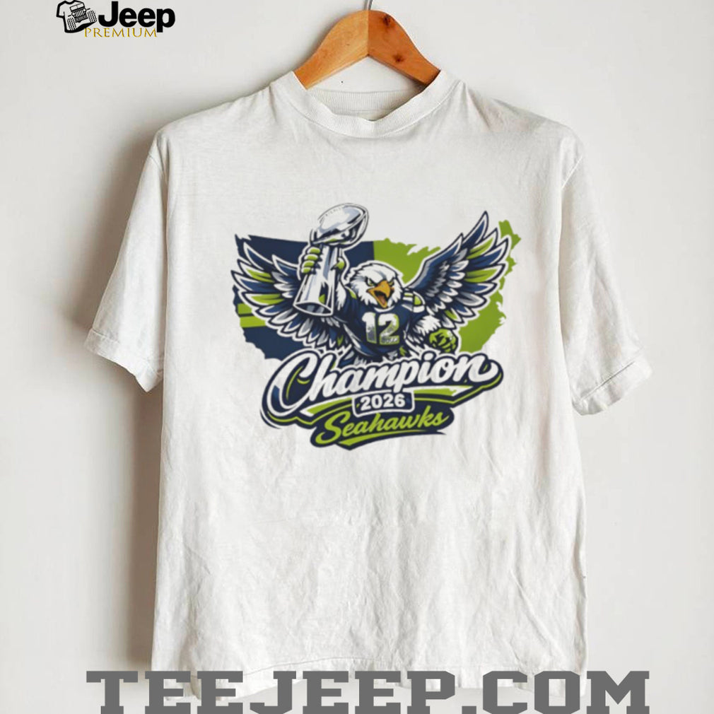 Seahawks 2026 Champions Trophy Eagle Sports Fan T Shirt