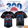 Shohei Ohtani LA Dodgers 300 Home Runs Jersey Mount Fuji Cherry Blossom Edition
