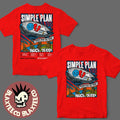 Simple Plan Bigger Than You Think Europe And UK Tour 2026 With Special Guests Neck Deep Schedule Dates List Two Sided T-Shirt