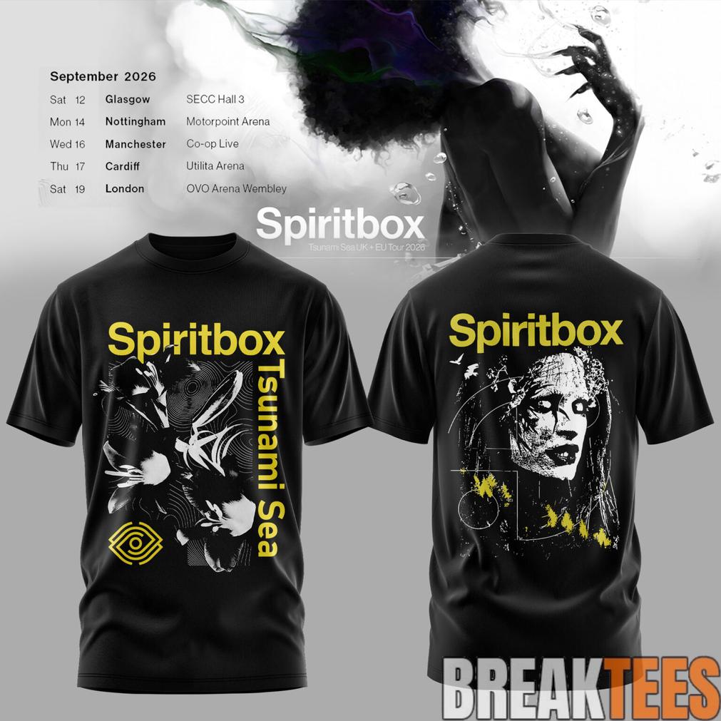 Spiritbox Tsunami Sea 2026 Abyss Echo Vintage Graphic T-Shirt