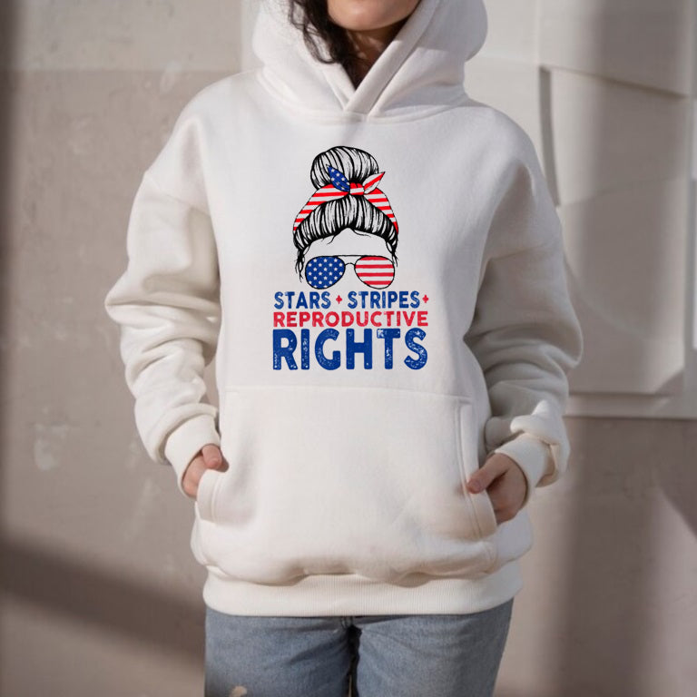 Stars Stripes Reproductive Rights Feminist 4th Of July Shirt