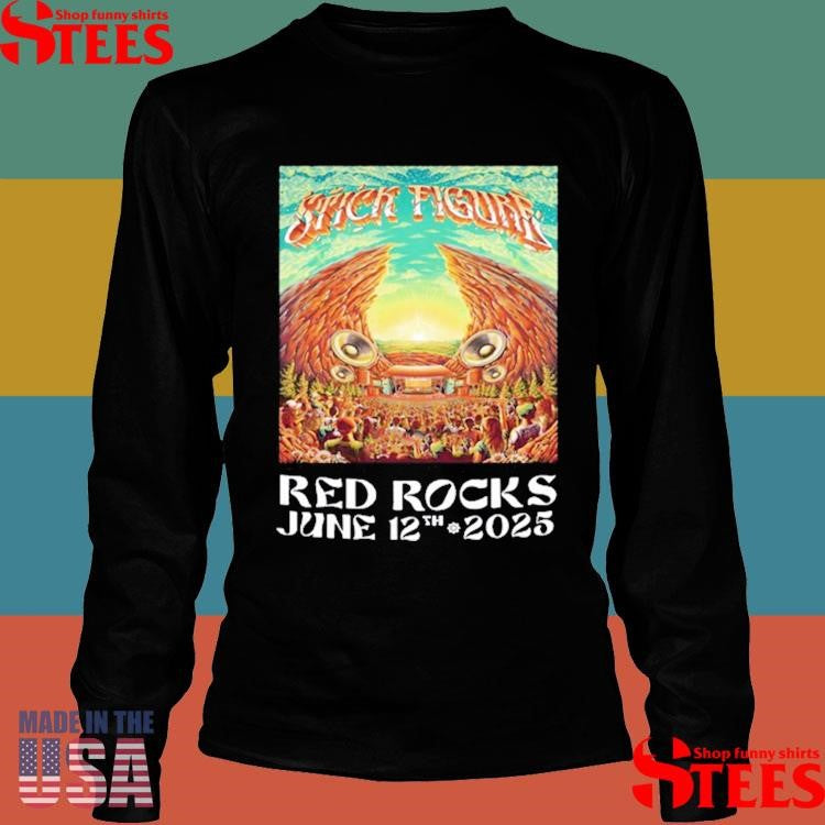 Stick Figure Red Rocks Amphitheatre, Red Rocks Amphitheatre, Morrison, Co June 12 2025 T-shirt