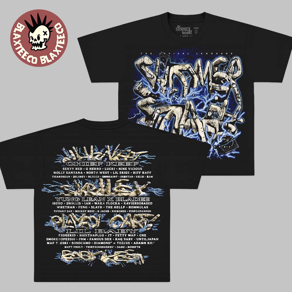 Summer Smash 2026 Festival Merch Lineup Zapped T-Shirt Hoodie