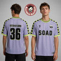 System Of A Down EU And UK 2026 Tour Merch Toxicity Stockholm Sweden Exclusive Lavender Football Jersey